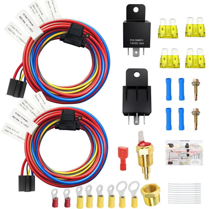 Dual Electric Fan Relay Kit for