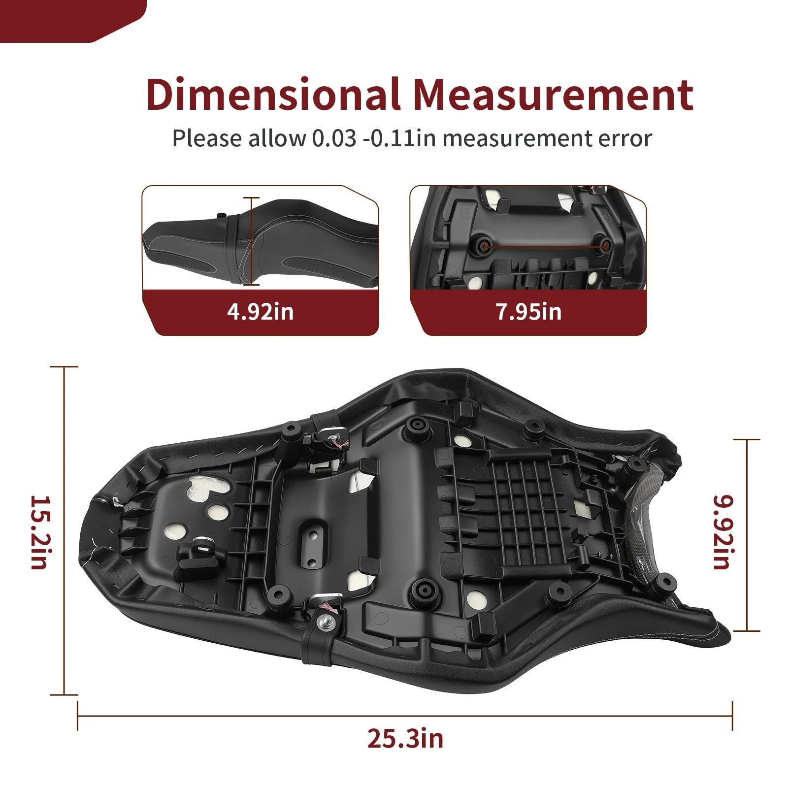 Comfort Seat Assembly for Yamaha MT-10 MT-10SP (2022–2024) B5Y-247C0-00-00