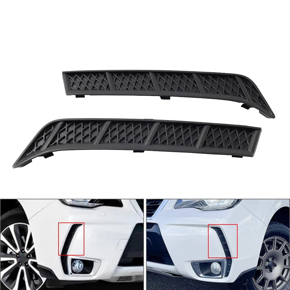 1 Pair Front Bumper To Body Filler Panel for Subaru Forester (2014–2018) Black