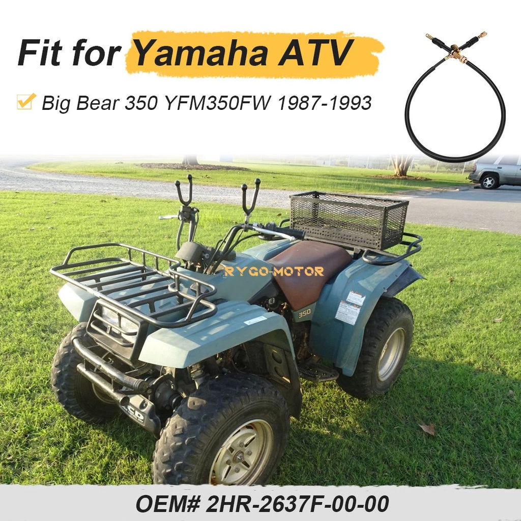 2HR-2637F-00-00 Reverse Lever Cable for Yamaha Big Bear 4WD YFM350 (1987–1993)