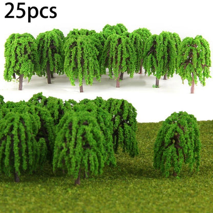 25pcs Model Tree for Kitchen Decoration Landscape