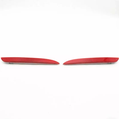 Set of 2 Red Rear Bumper Reflectors for Mazda 3 (2008–2012)