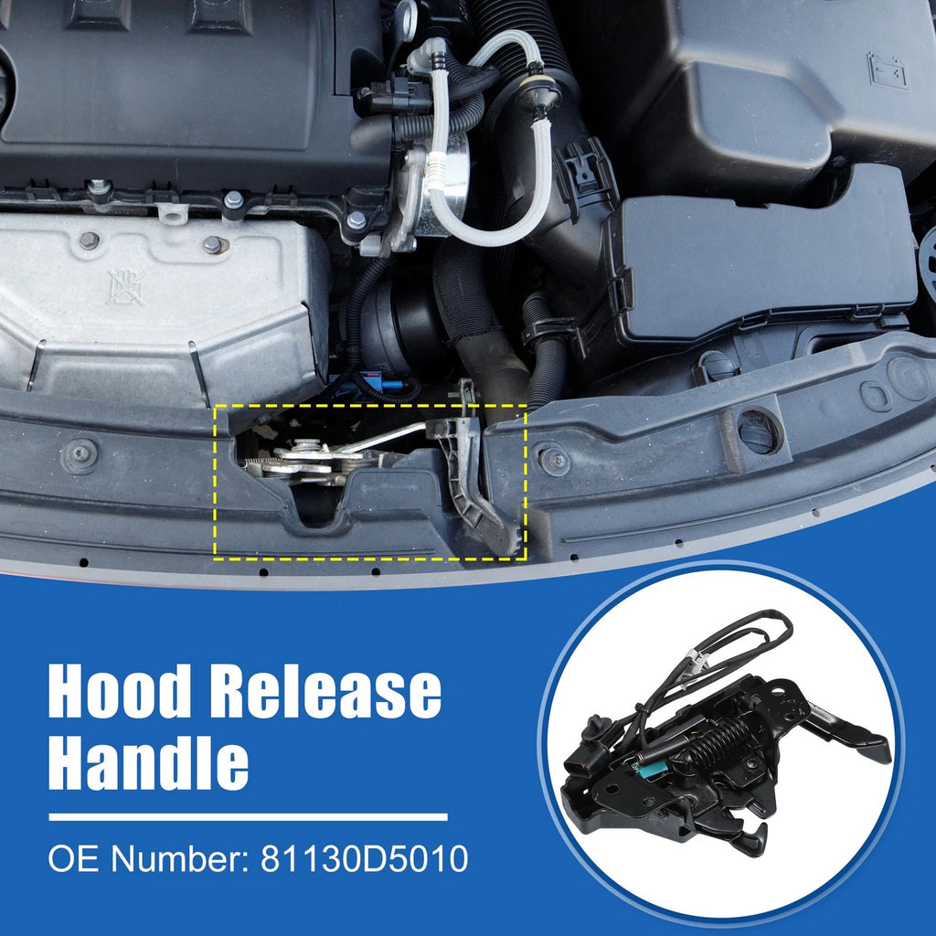 Hood Latch Assembly for Kia Optima (2016–2020) No. 81130D5010