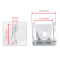 5 Pack D Ring Release Fairing Fasteners for Motorcycle (14mm T9)