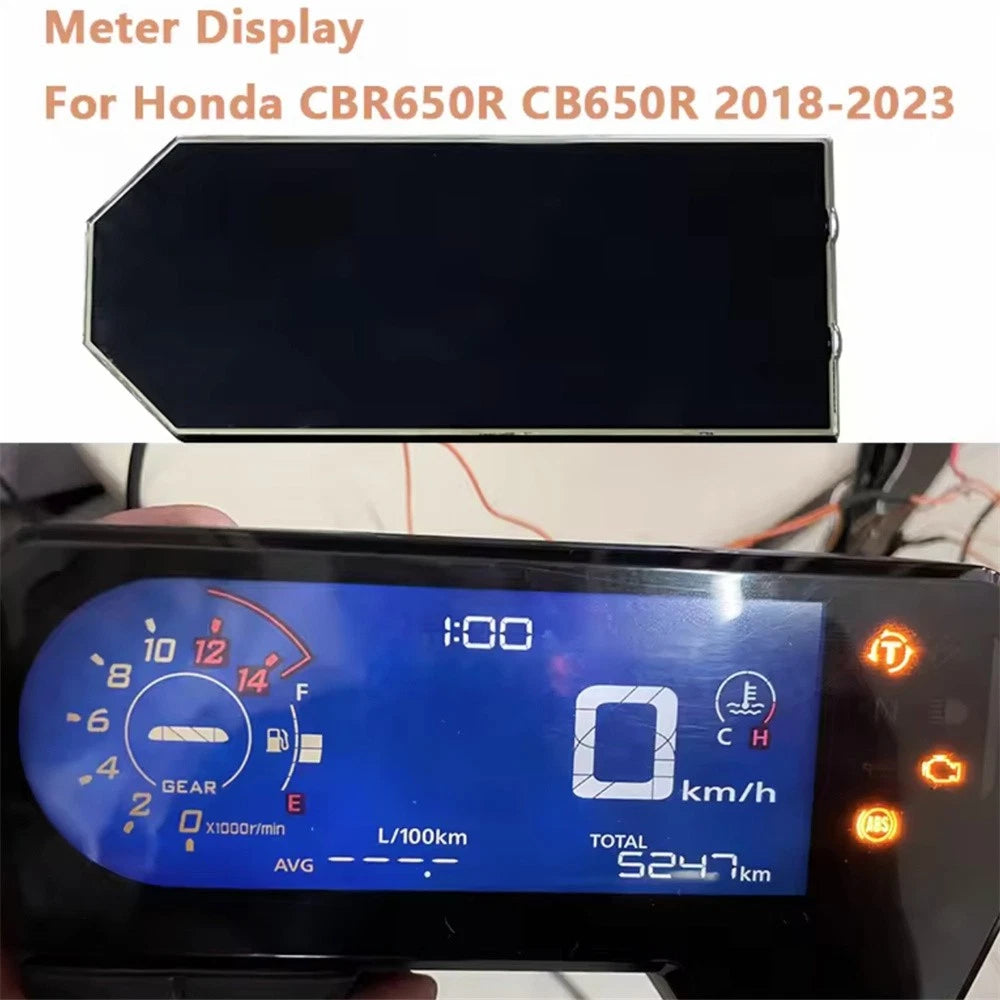 Speedometer Instrument LCD Screen Replacement for Honda CBR650R CB650R (2018–2023)