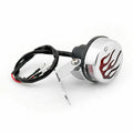 Red Flame Fire Rear Taillight Brake Light for Yamaha Cafe Racer Bobber (T9)