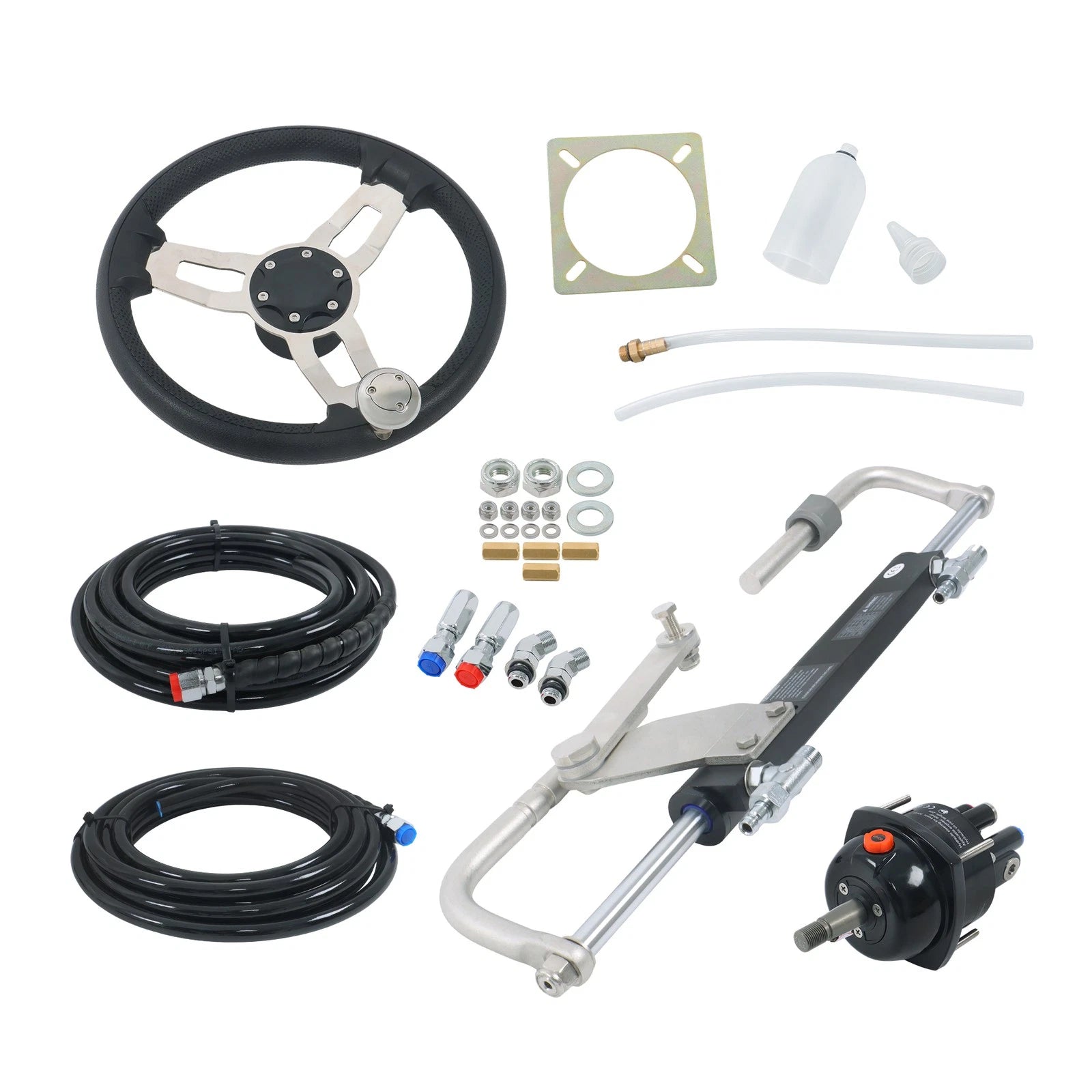 Hydraulic Outboard Steering System Kit for 90HP Boat (2010–2023)