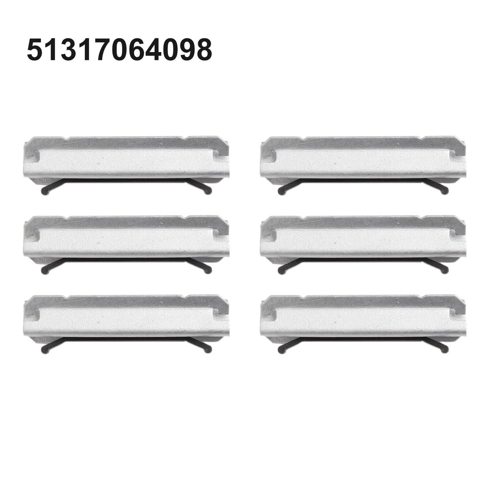 6X Perfect Fit Clips for BMW E60 E83 530i Front Windshield Moulding