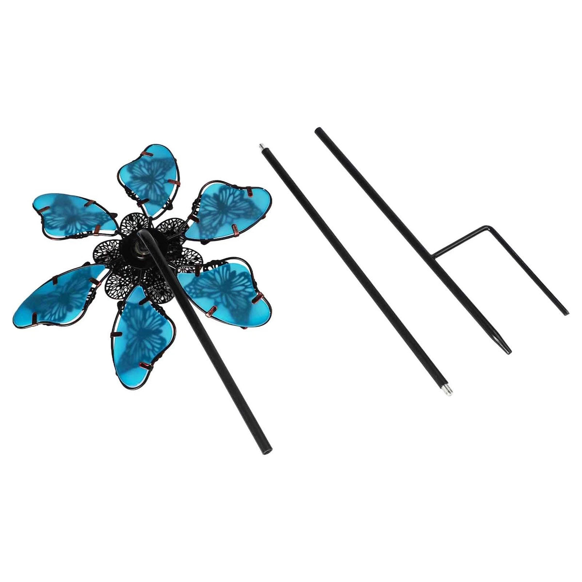 Fluorescent Garden Windmill Spinner for Outdoor Decor (90cm)