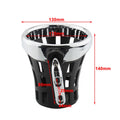 Motorcycle Handlebar Cup Holder Drink W/ Mesh Basket Mount Universal Large