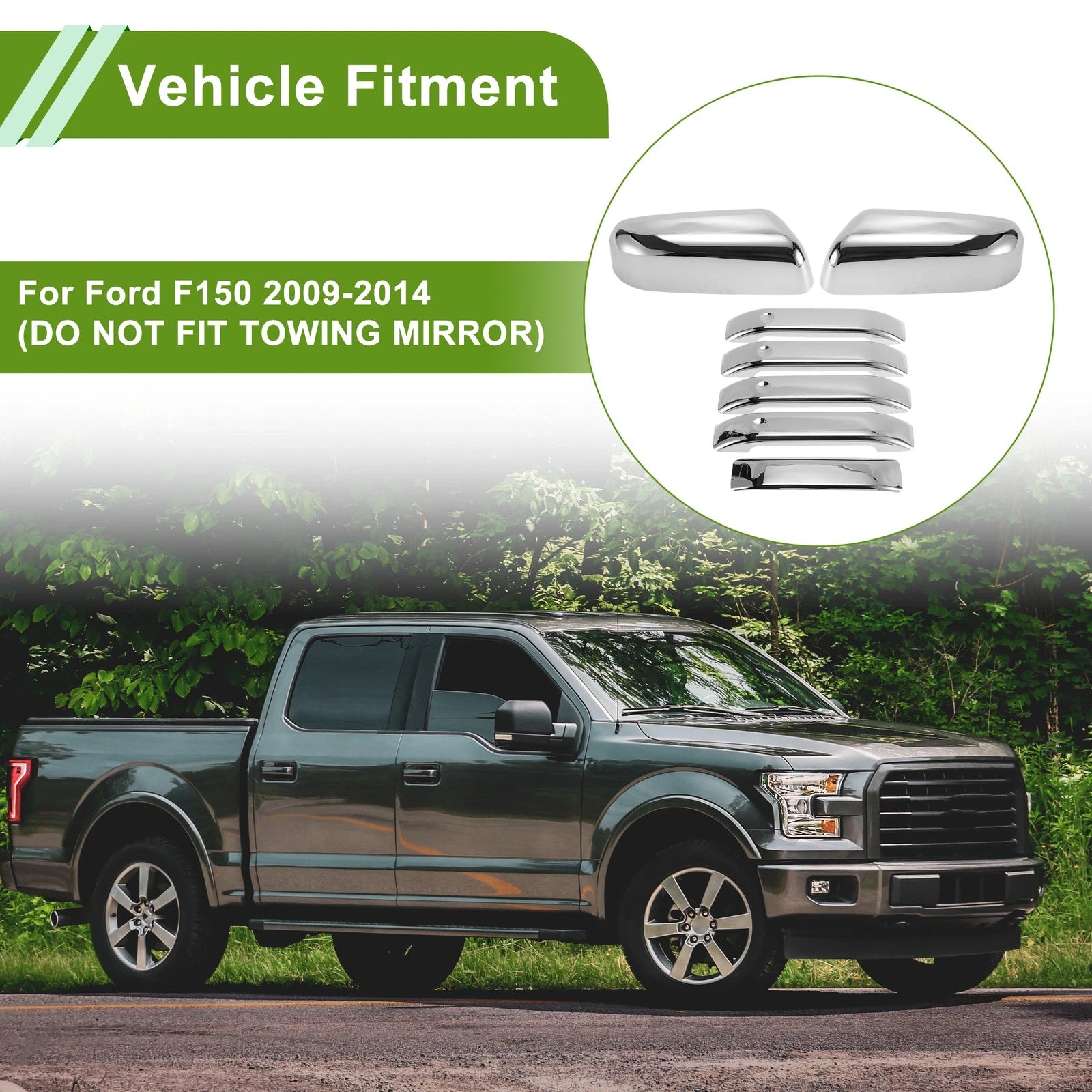 Mirror Cover Cap for Ford F150 (2009–2014)