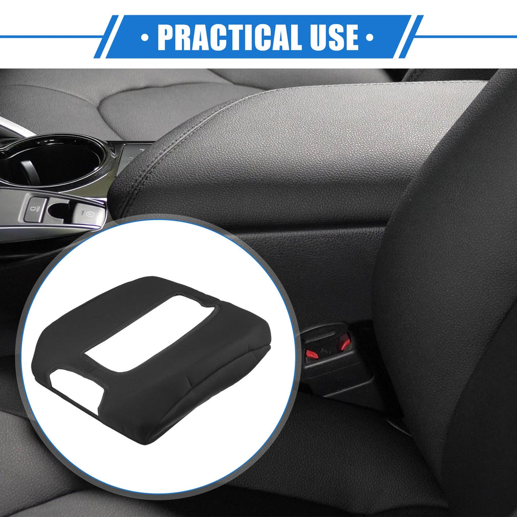 Armrest Protector Cover Pad Replacement for GMC Sierra (2014–2017) Black