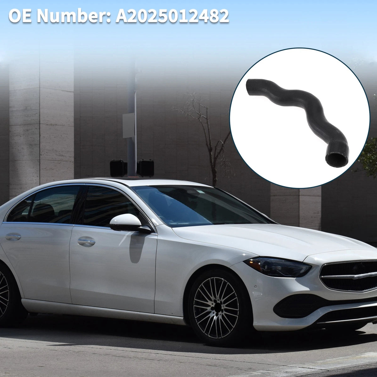 Radiator Coolant Hose Replacement for Mercedes-Benz C230 (1997–1998)