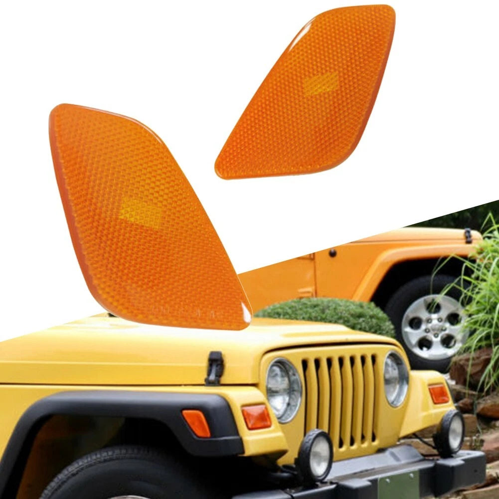 Amber Side Marker Lights for Jeep Wrangler (1997–2006)