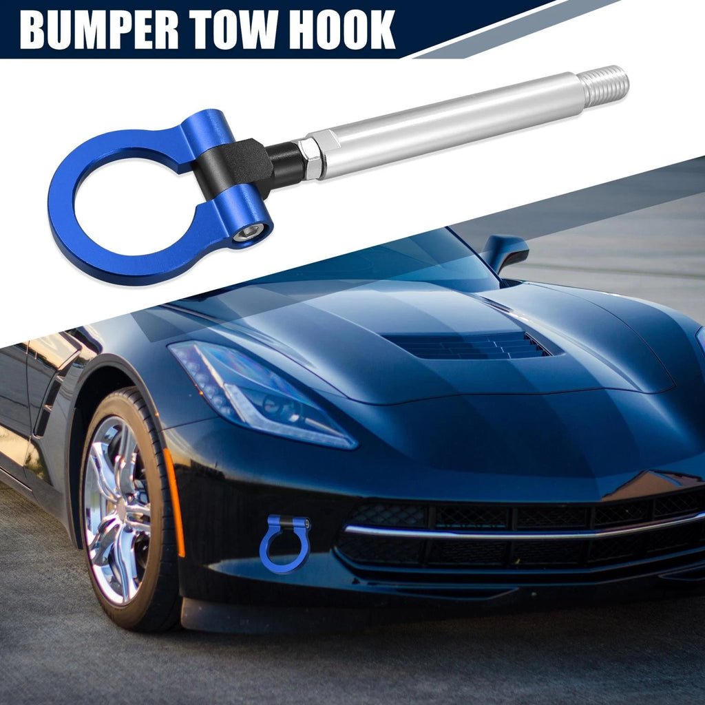 Trailer Tow Hook Ring Front for Chevy Camaro 6th Gen (2016–2024) Blue