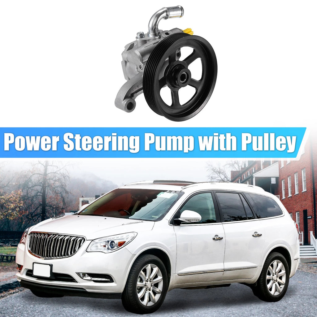Power Steering Pump with Pulley Replacement for Chevy Traverse (2009–2017)
