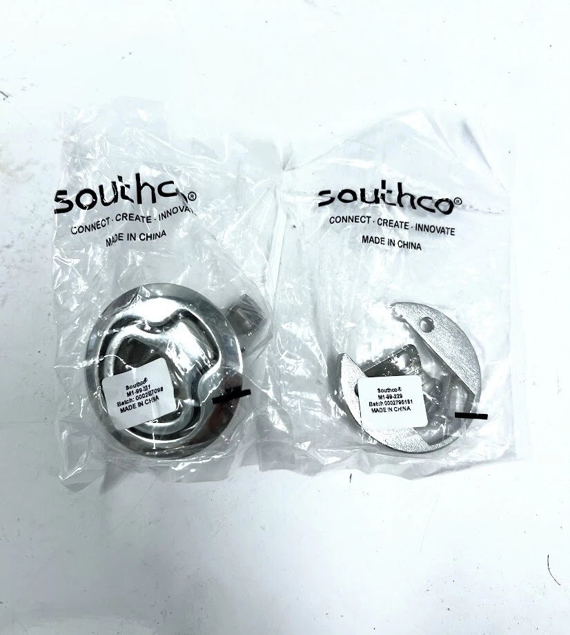 Flush Mount Latch for Southco M1-99-231 (No Locking, Stainless Steel)