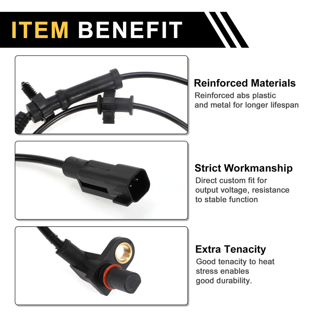 ABS Wheel Speed Sensor No. 68060333AA for Ram 1500 (2011–2012) Front Left Right