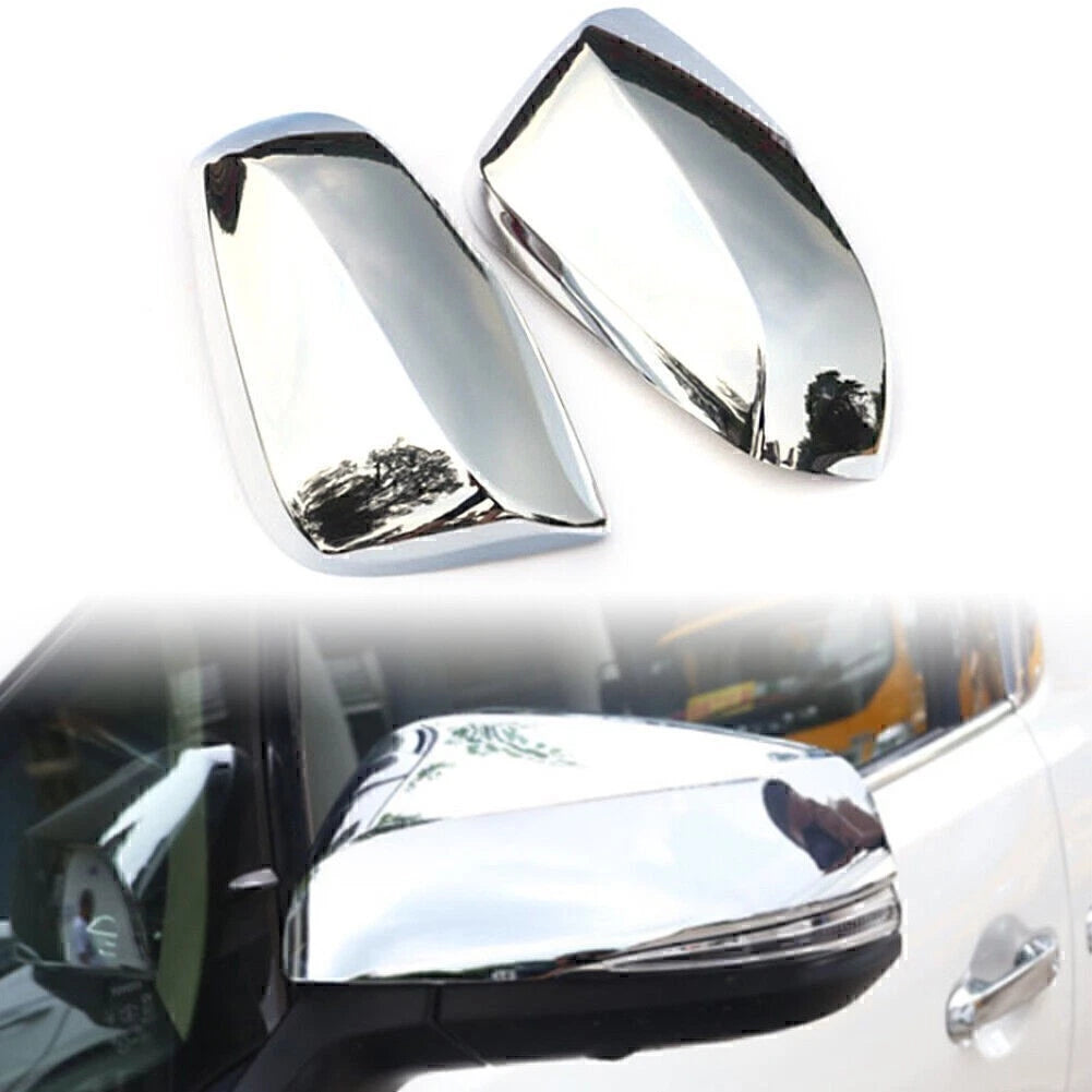Chrome Side Mirror Caps for Toyota Alphard (2016–2019)