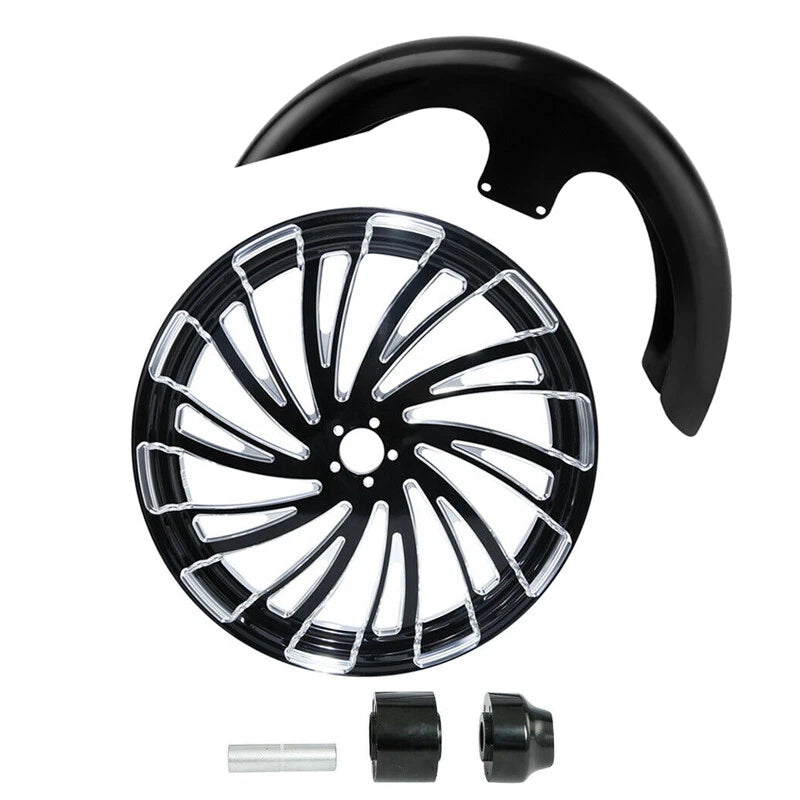 23" Front Wheel Rim & Single Disc Hub for Harley Road Glide (2008–2024)