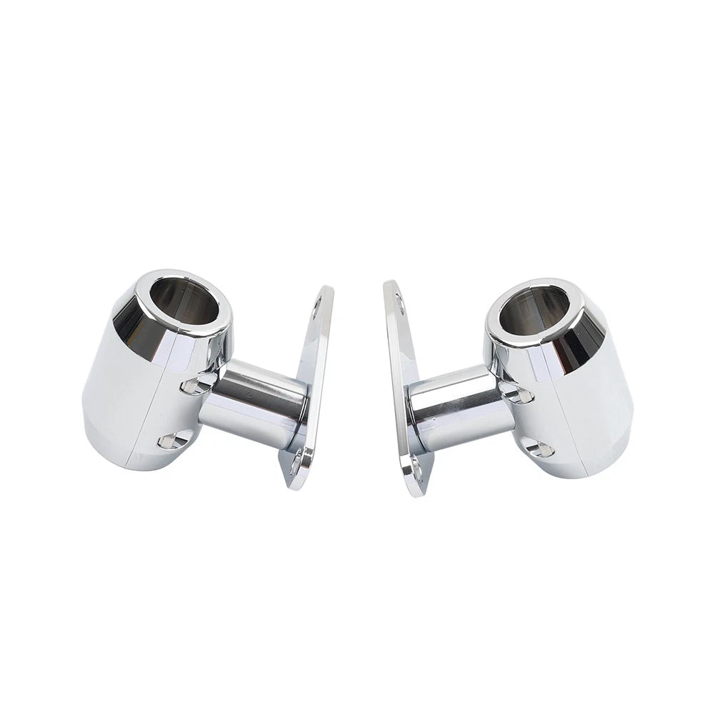 Chrome Mudguard Mount for Harley Choppers (0-6" Springer Front End)