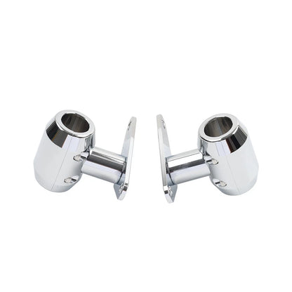 Chrome Mudguard Mount for Harley Choppers (0-6" Springer Front End)