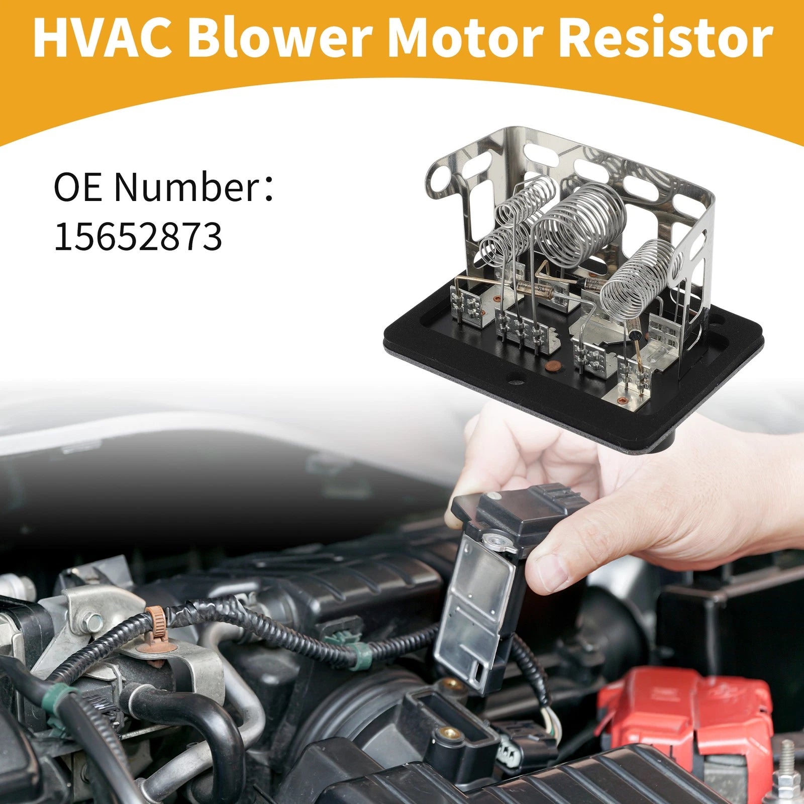 HVAC Blower Motor Resistor Replacement for Chevrolet Silverado (2015–2020)