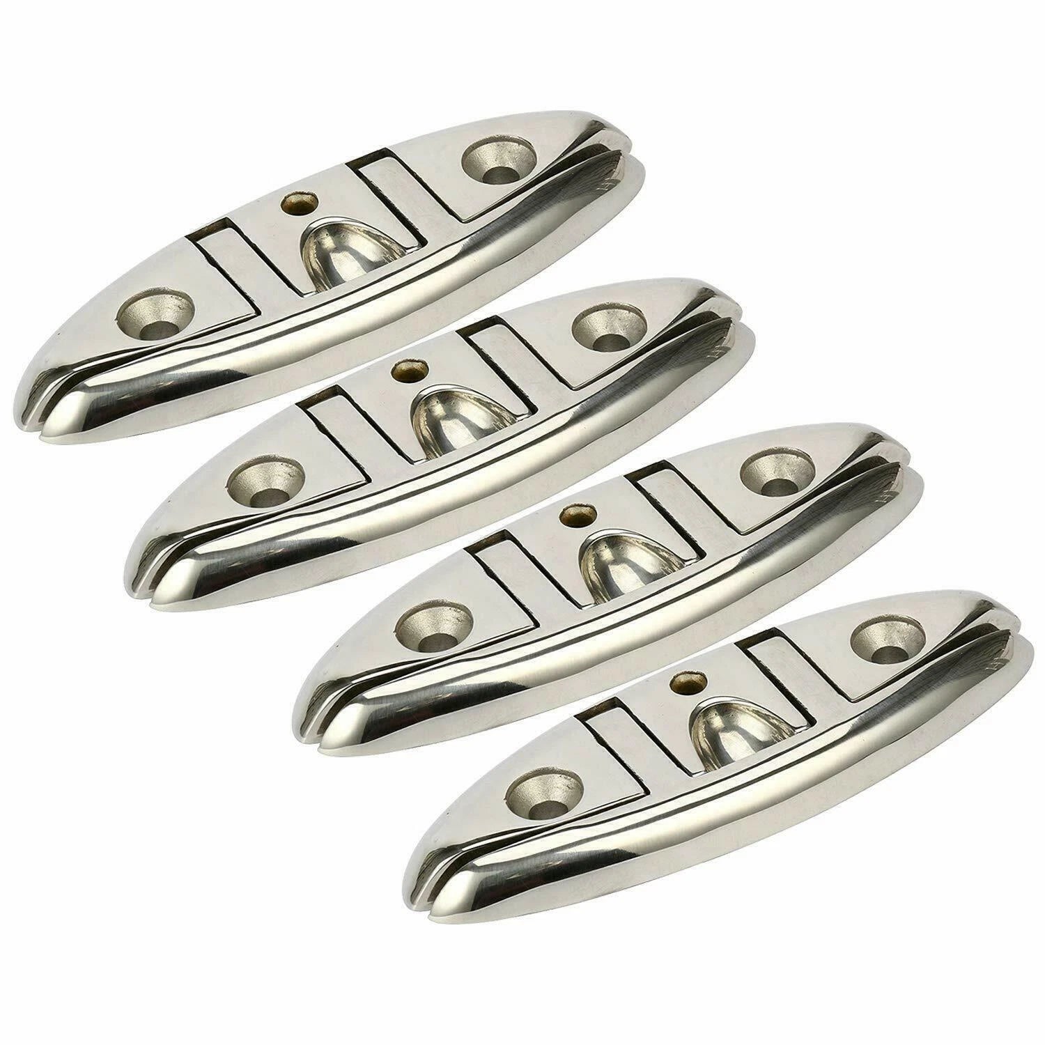 4X Stainless Steel Flip-up Dock Cleat for Boat Mooring (Universal)