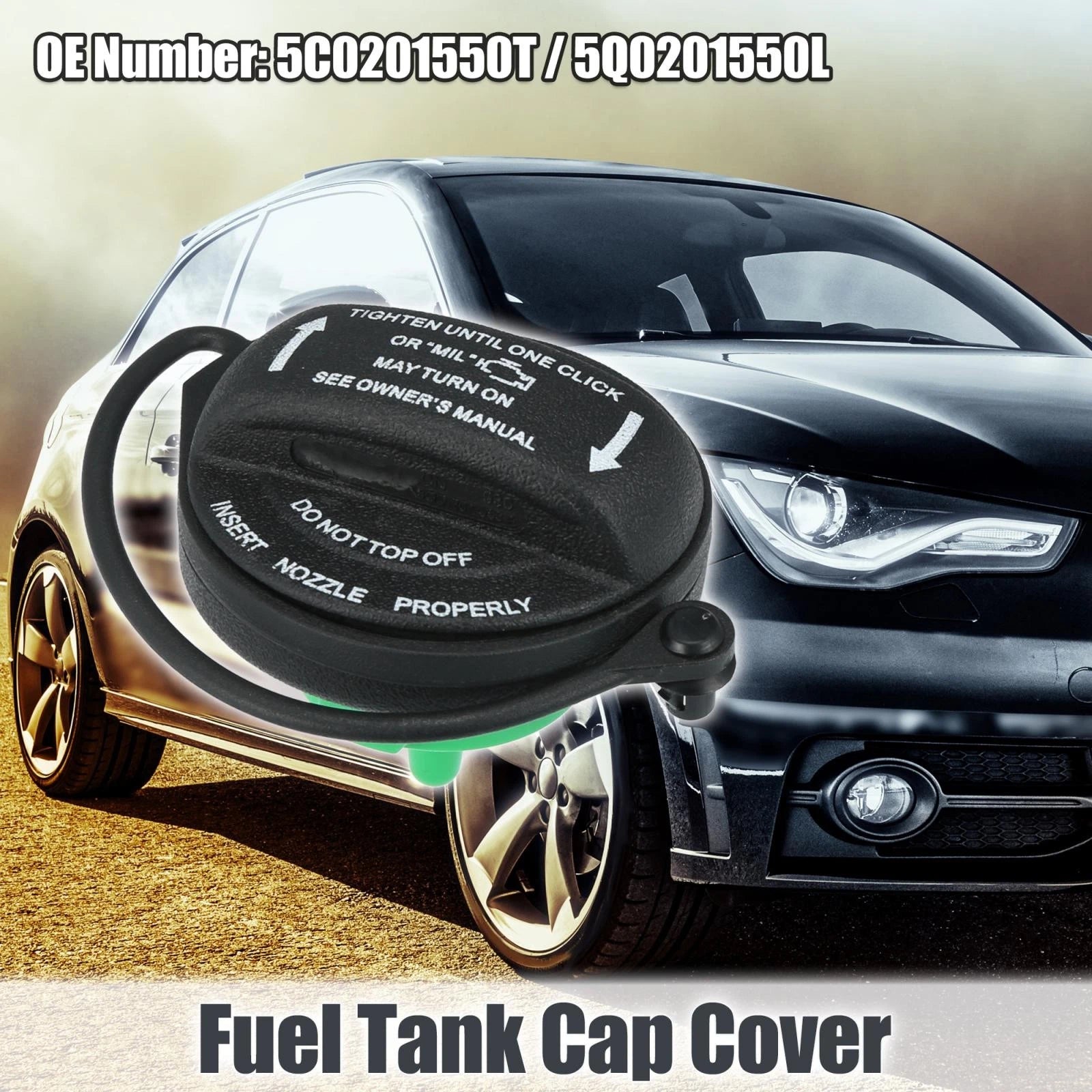 Gas Cap Cover Replacement for Audi A4 S4 S5 SQ5 A5 (2010–2024)