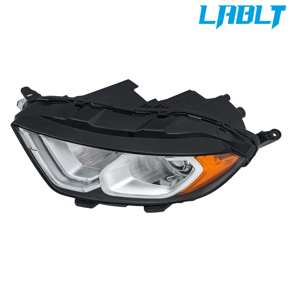 Headlight Assembly Left Halogen LED DRL Chrome for Ford EcoSport (2018–2023)