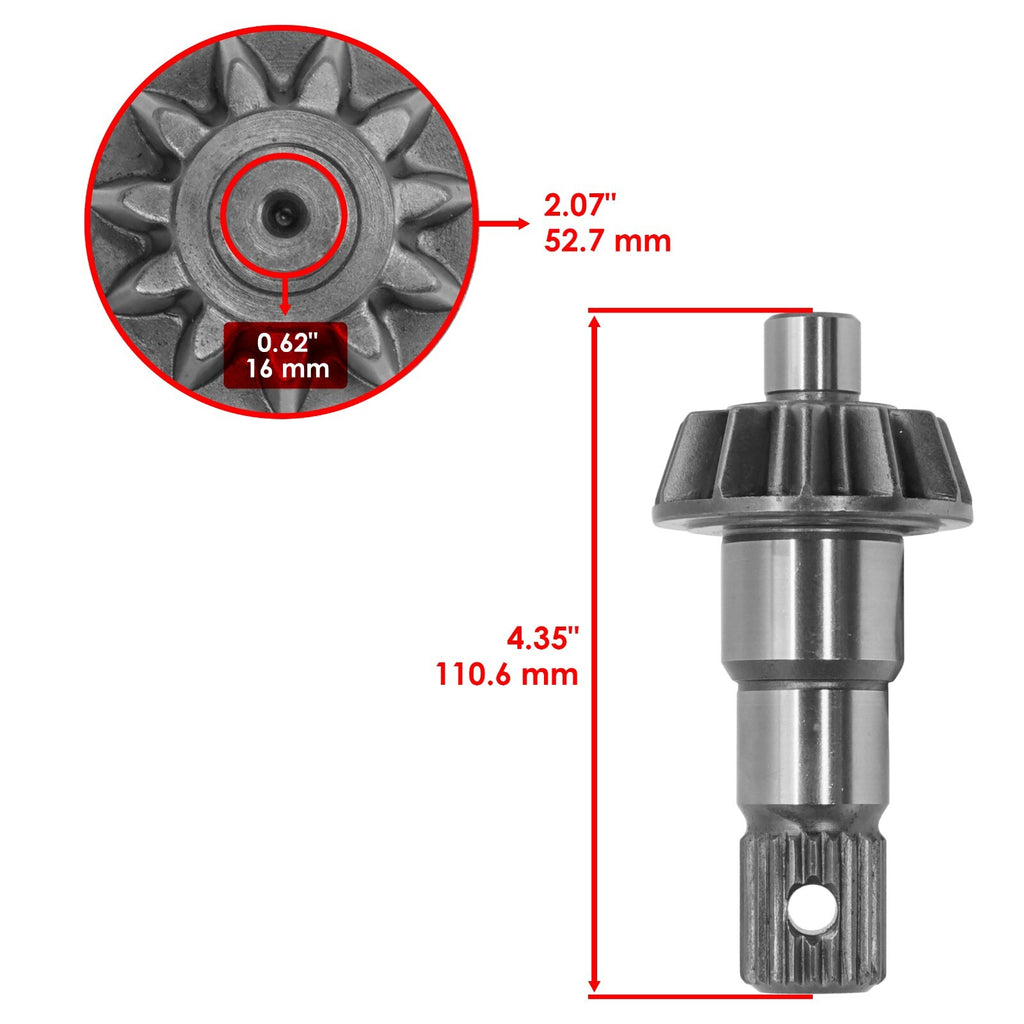 Front Diff Ring and Pinion Replacement for Polaris ATP 330 and Sportsman MV7 (2004–2005)