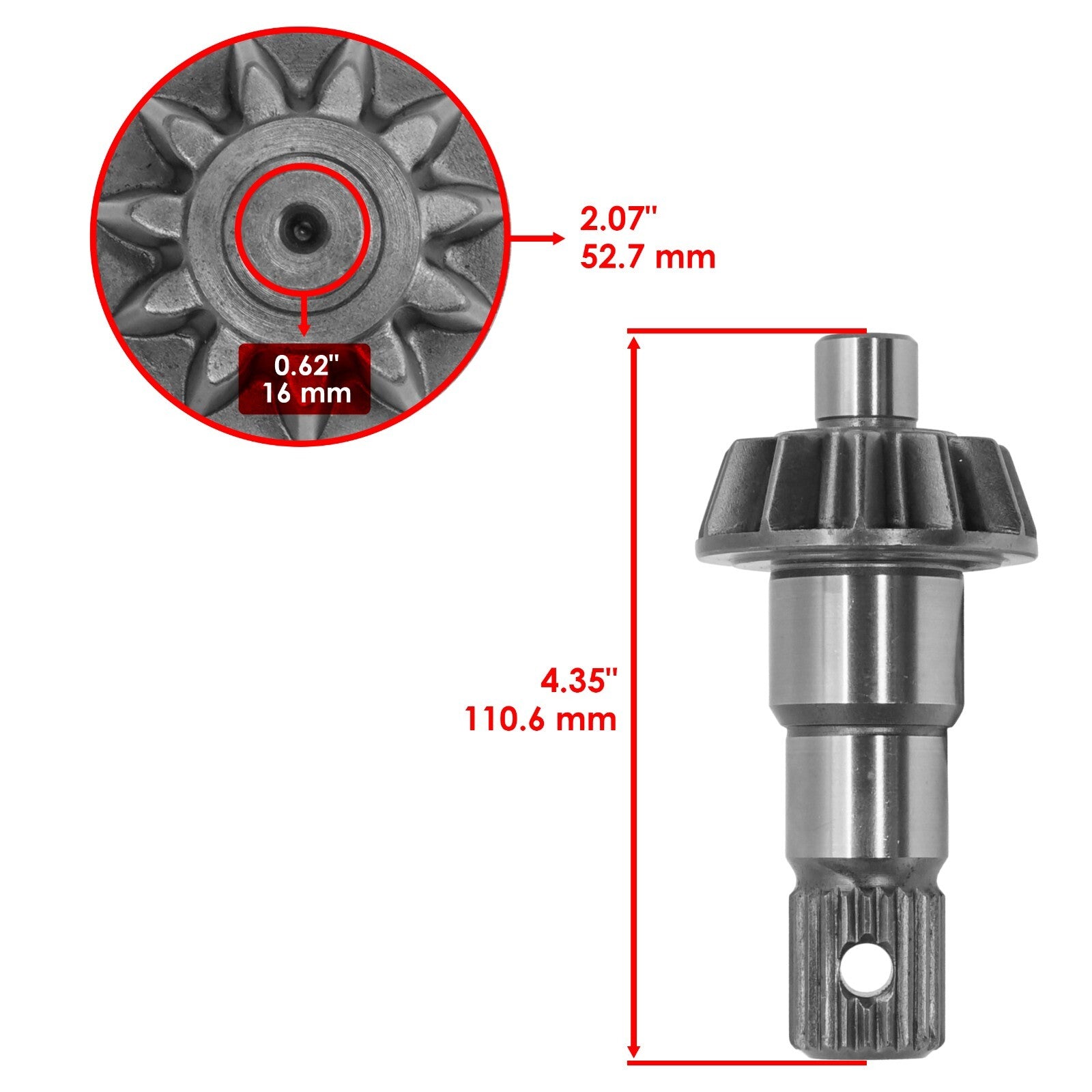 Front Diff Ring and Pinion Replacement for Polaris ATP 330 and Sportsman MV7 (2004–2005)