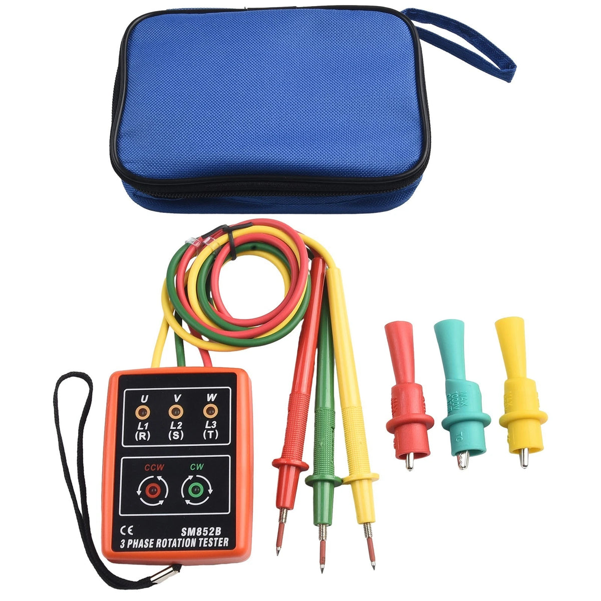 Phase Rotation Detector with LED Indicator and Audible Buzzer
