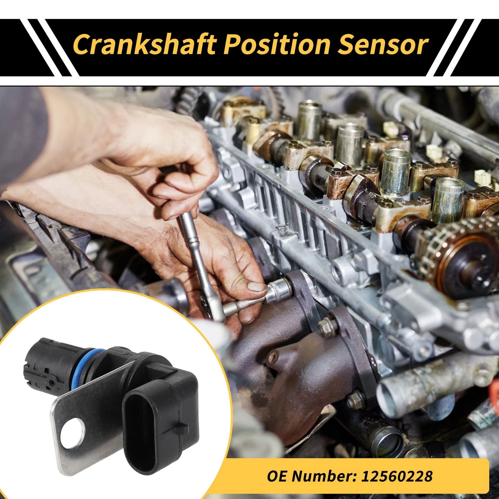 Crankshaft Position Sensor for Chevrolet Silverado 2500 1999-2004