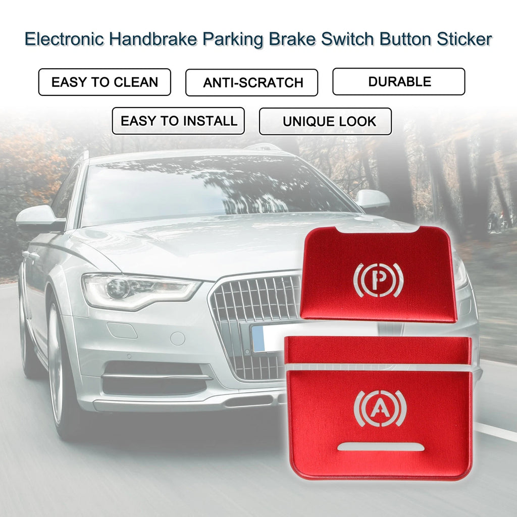 Parking Brake Switch Button Sticker for Audi A6 C7 RS6 S6 (2012–2018)