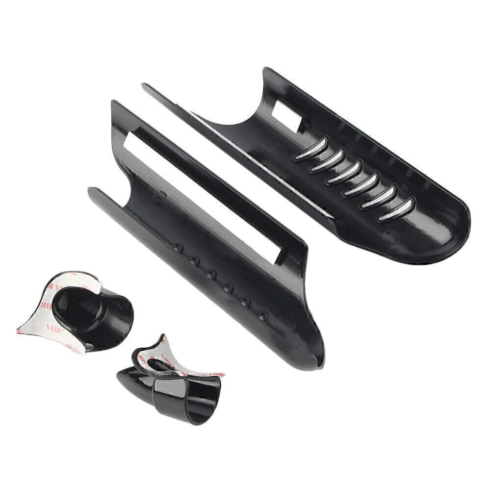 Black Fork Lower Leg Deflector Shield Cover for Harley Touring FLHT (2000–2013)