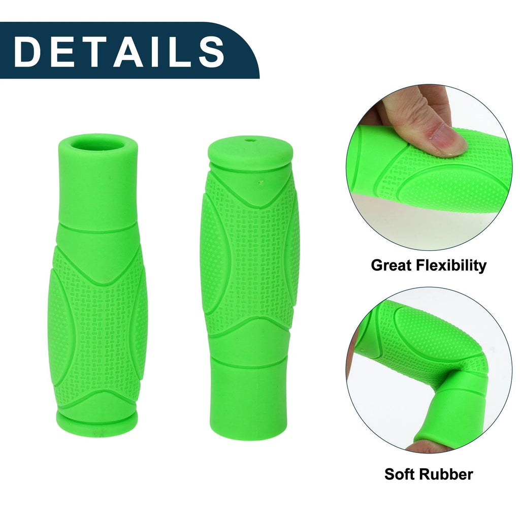 Bike Handlebar Grips 125mm Non Slip Scooter End Grip Protector 1 Pair