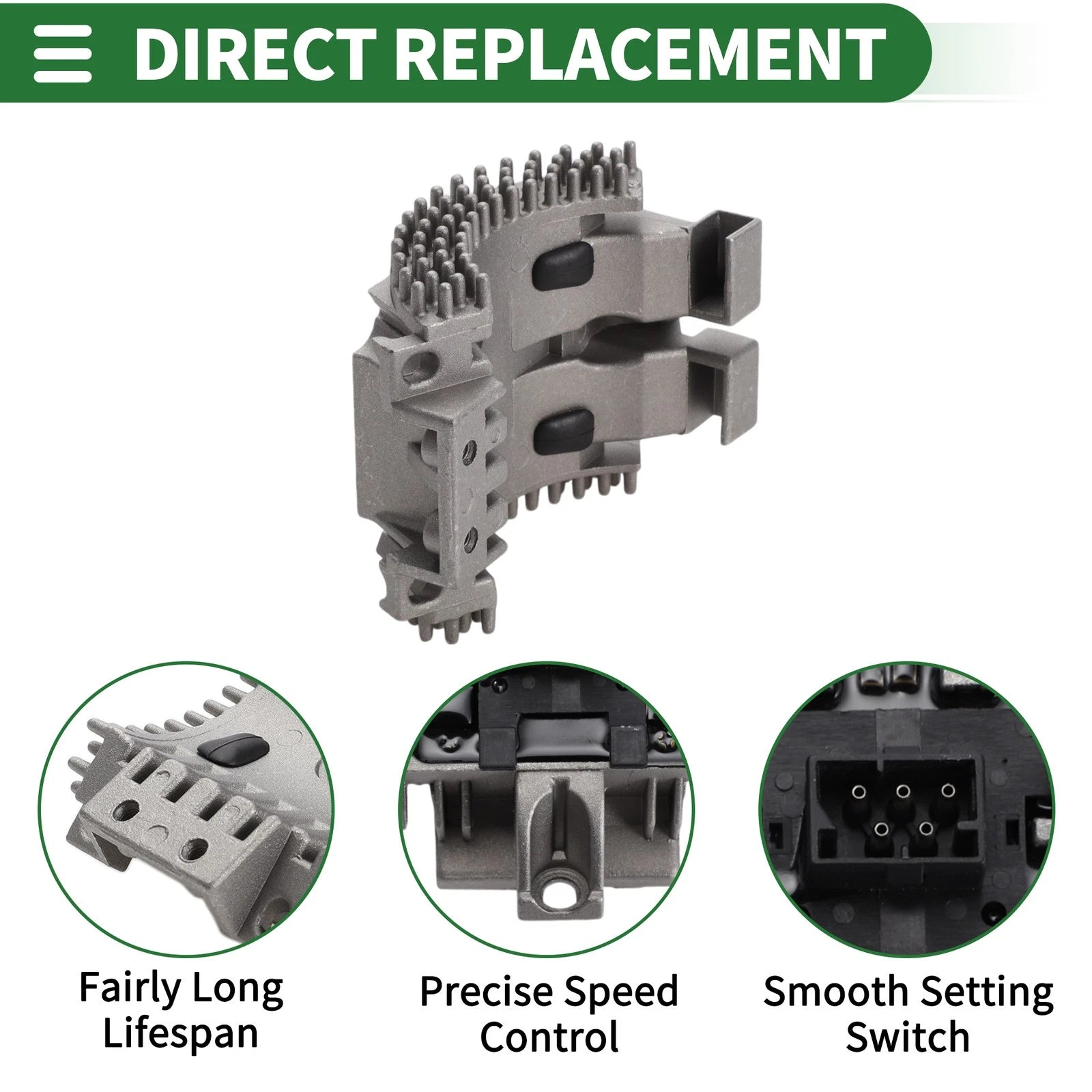 HVAC Blower Motor Resistor Replacement for BMW 740iL (1995–2001)