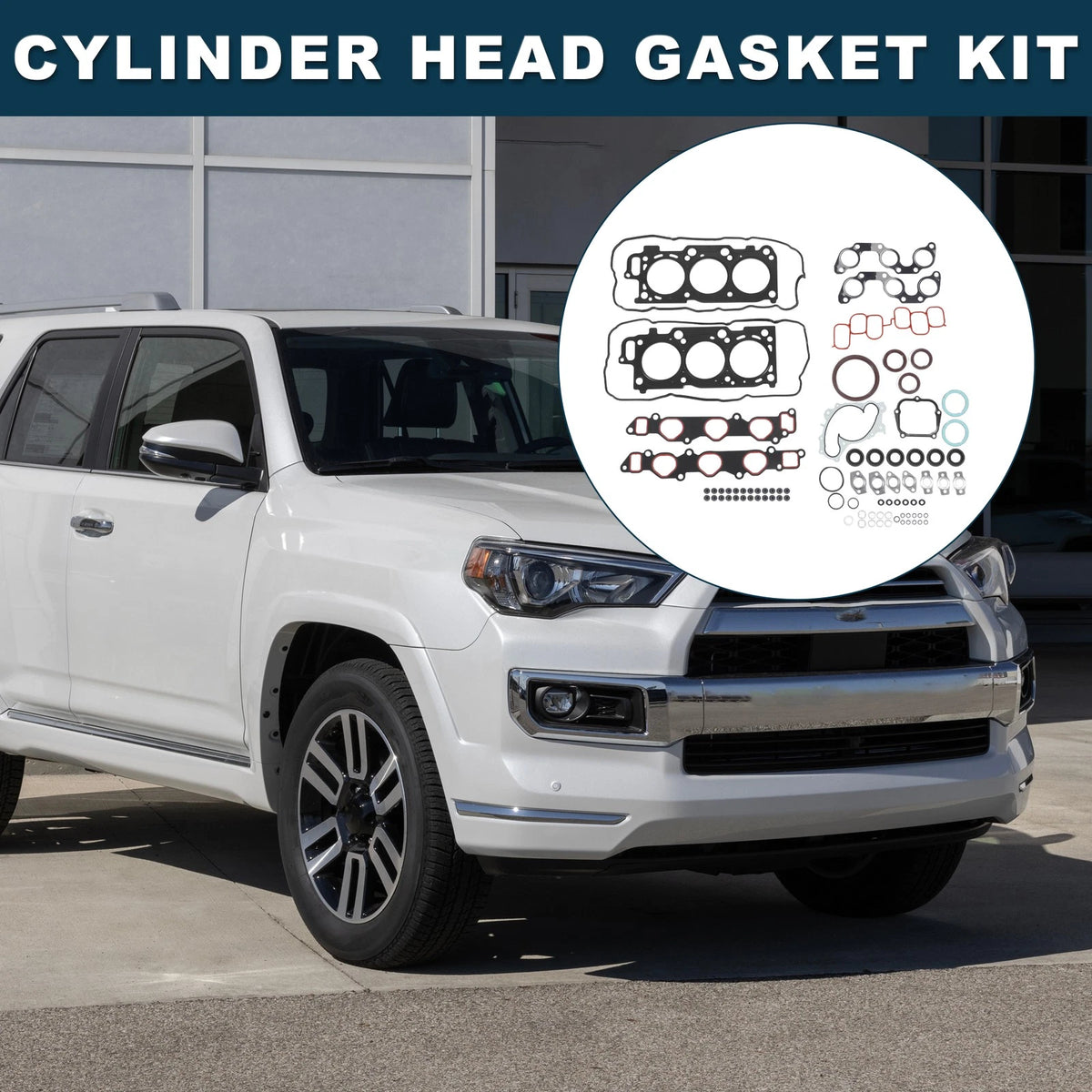 Cylinder Head Gasket Kit Replacement for Toyota 3MZ Engine 1 Set (1999–2009)