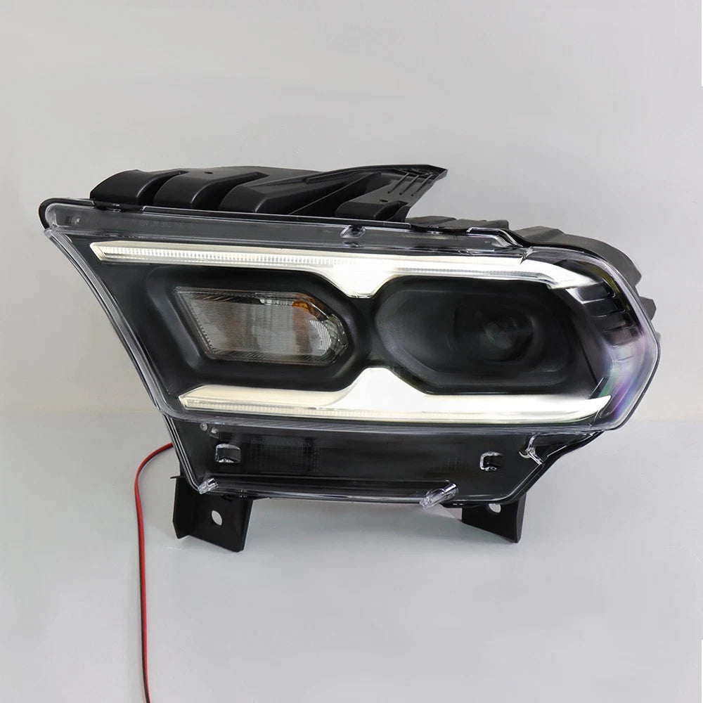 LED Headlight Assembly for Dodge Durango (2021–2023) Black w/Halogen