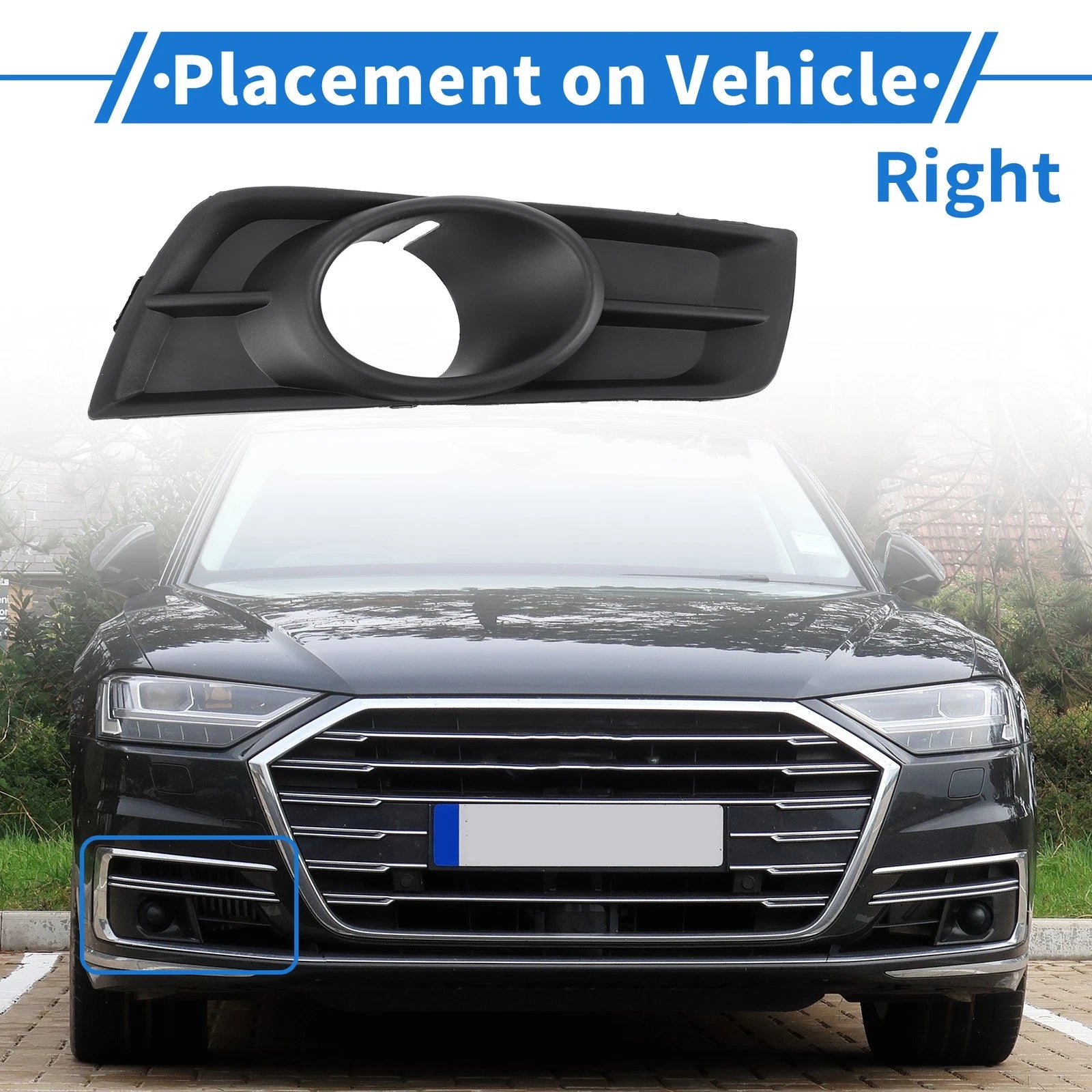 Front Right Fog Light Grill Replacement for Chevrolet Cruze (2011–2015)