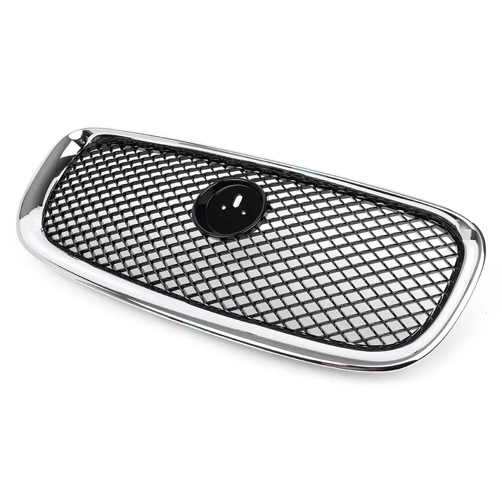 Front Upper Bumper Radiator Grille Grill Chrome for Jaguar XF (2012–2015)