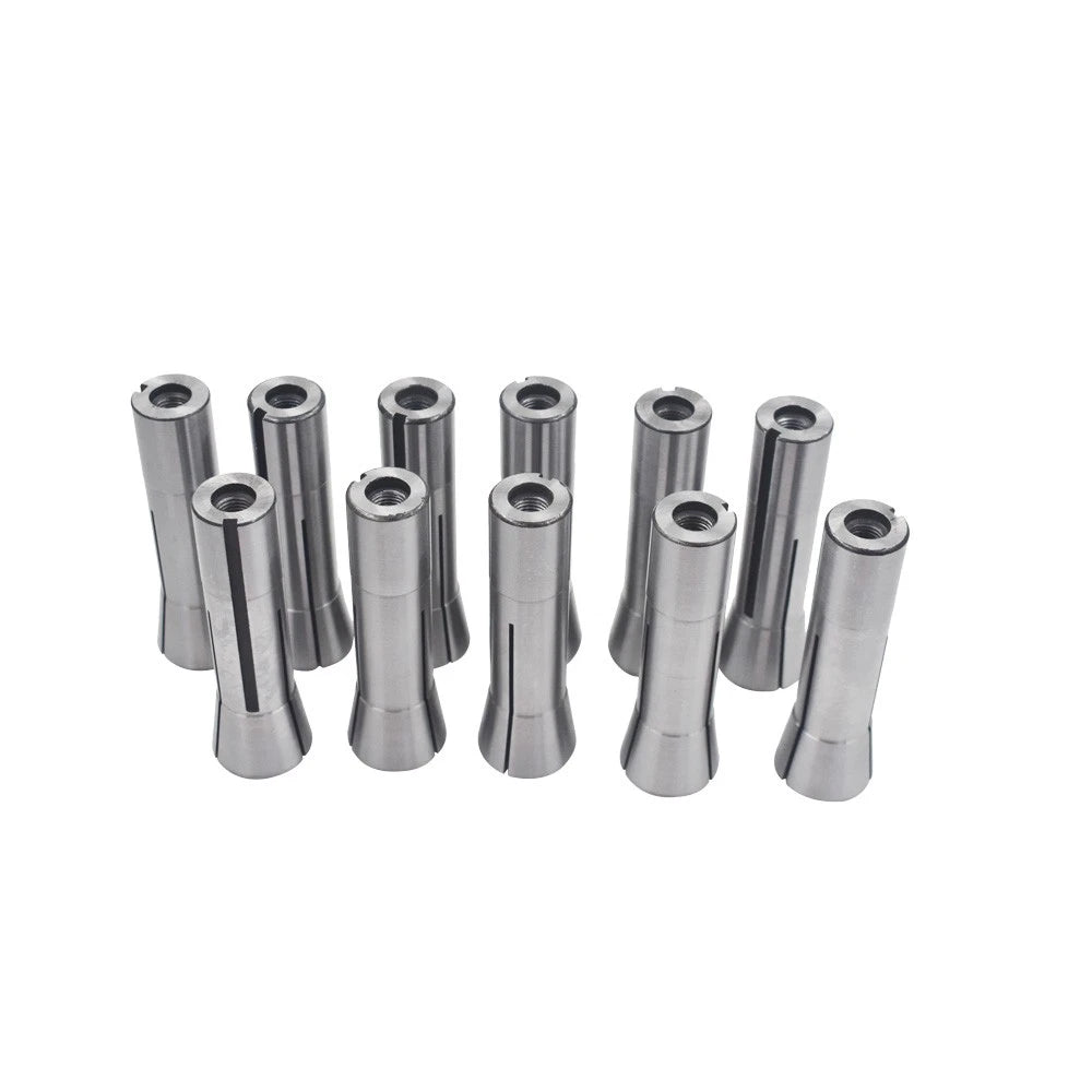 11Pcs R8 Spring Collet Set for CNC Machines (Various Sizes)