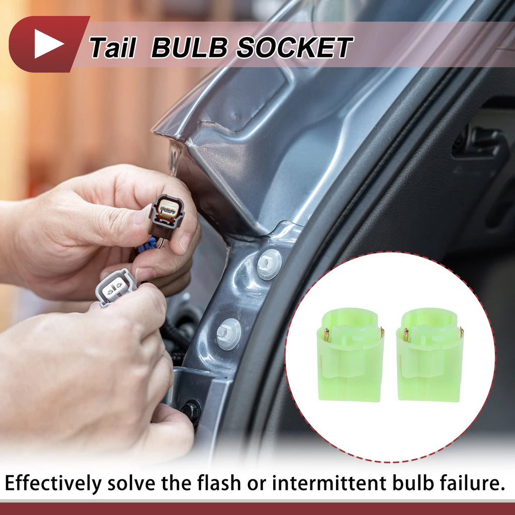 2pc Taillight Socket for BMW E30 E34 3 5 7 Series (1982–1994) No. 8355883