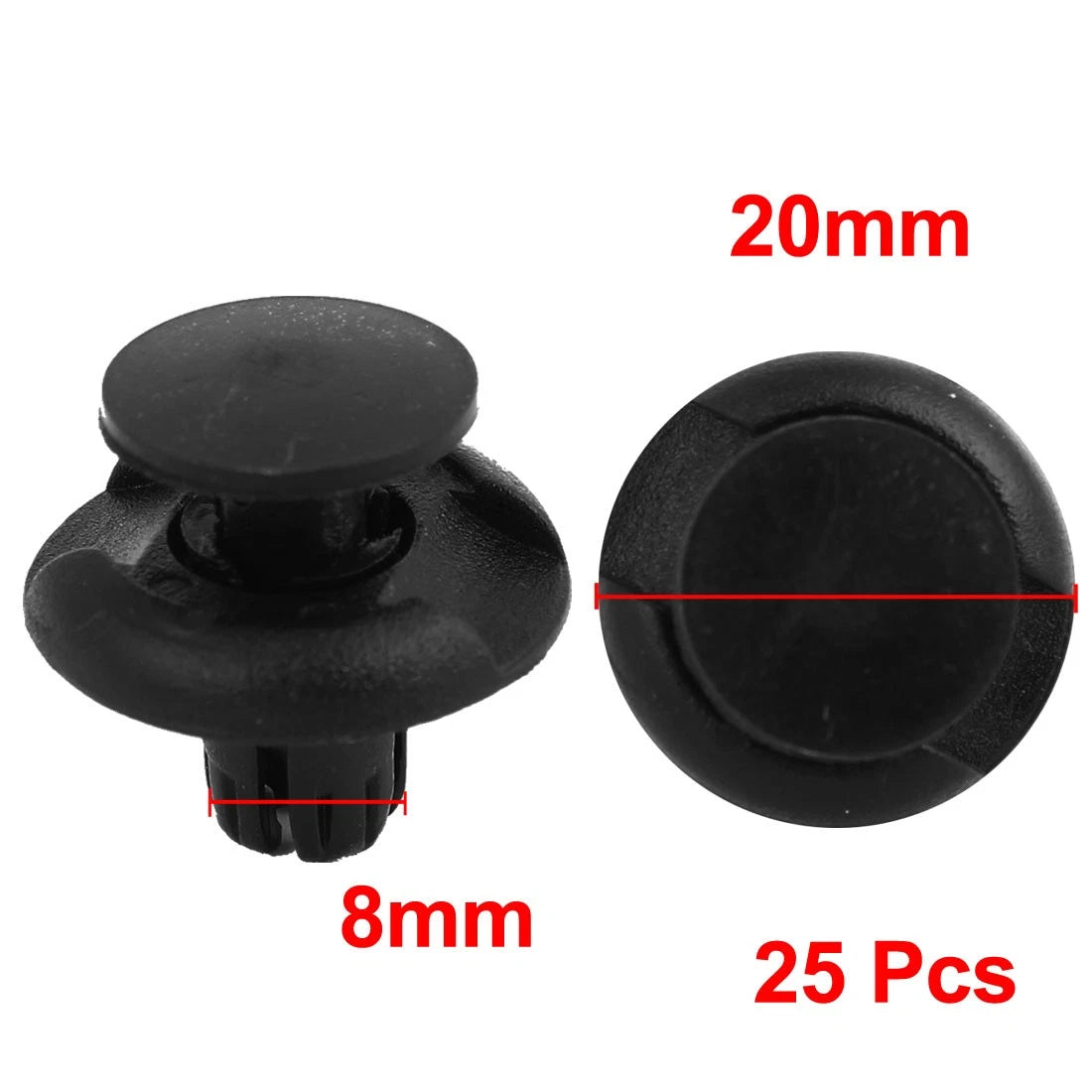 25 Pcs Front Mudguard Retainer Clips for Honda Acura (2001–2020)
