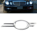 Left Fog Light Grills Chrome Trim for Mercedes-Benz E320 E350 E550 E63 (2007–2009)