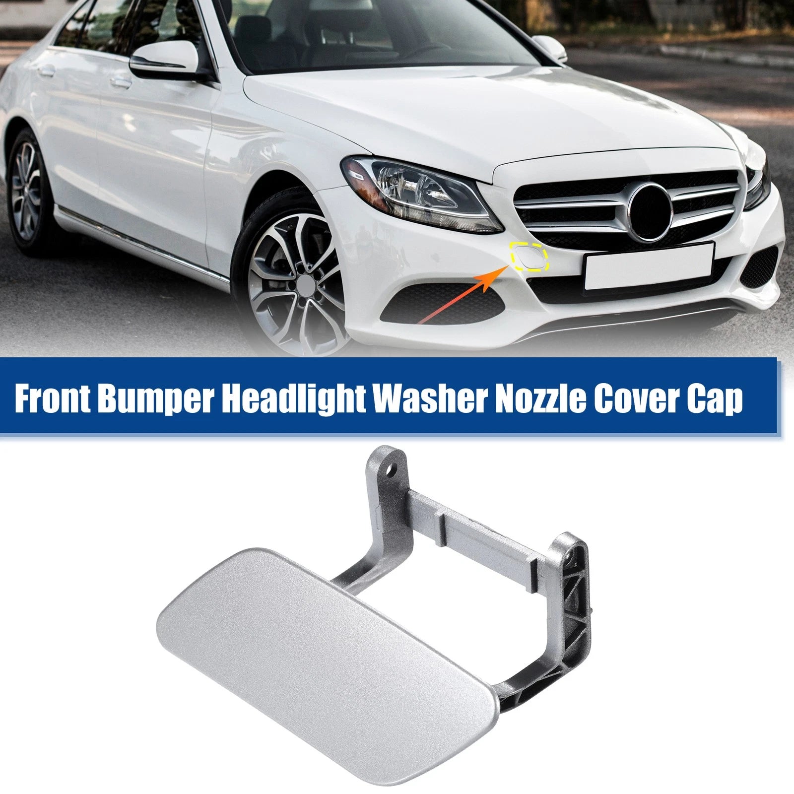 Front Left Headlight Washer Cover Replacement for Mercedes ML (2012–2015)