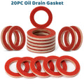 EM Drain Plug Gasket Kit Replace Yamaha Outboards 90430-08020-00