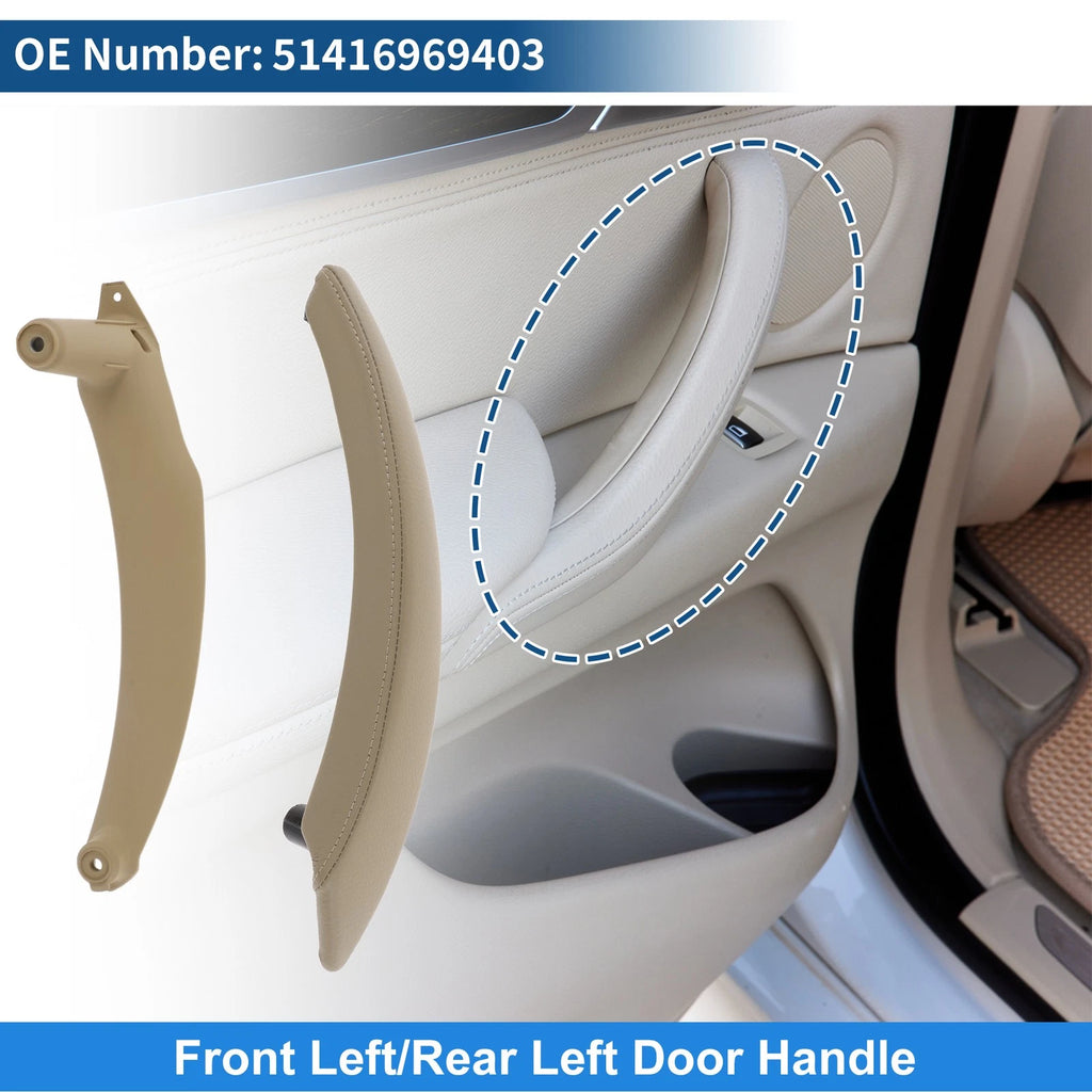 Inner Door Handle Inner Panel for BMW X5 X6 E70 E71 (2007–2013) Beige