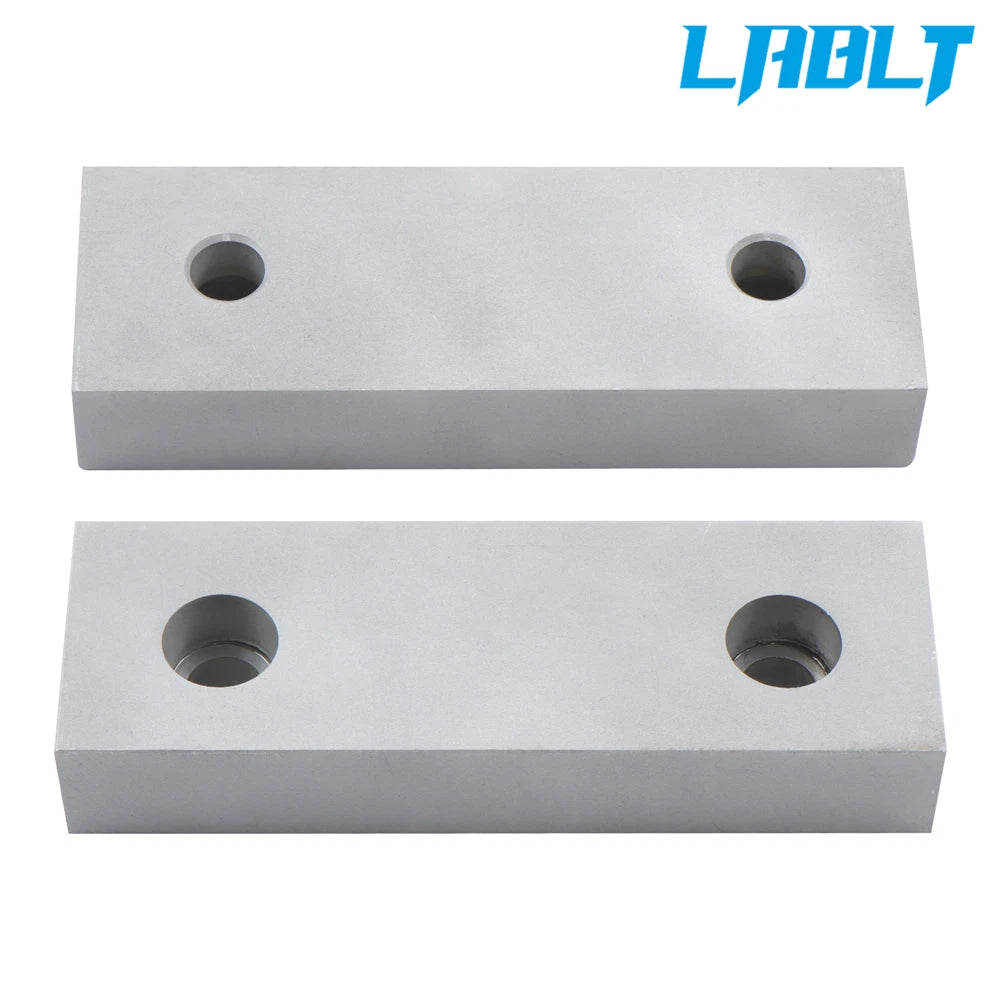 2X Aluminum Machinable Soft Jaws for 6" Vises (LABLT)